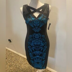 {Thalia Sodi} cutout detail cocktail dress